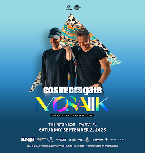 Cosmic Gate Mosaiik Album Tickets EDM Trance DJ Tampa