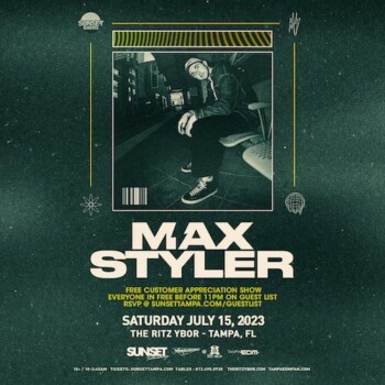 Max Styler edm dj concert tickets Tampa Ybor City
