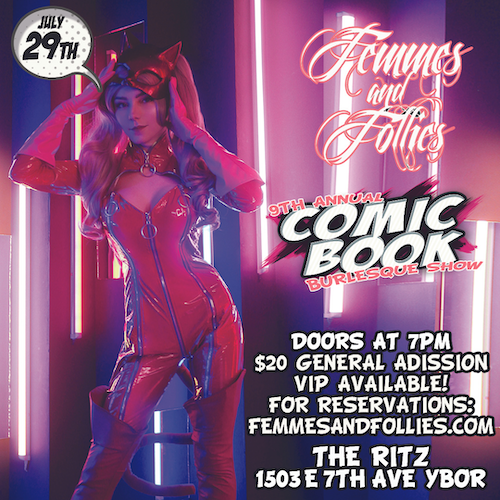 Femmes Follies Burlesque Cabaret Dance Showgirls Tampa Ybor City Tickets Arts