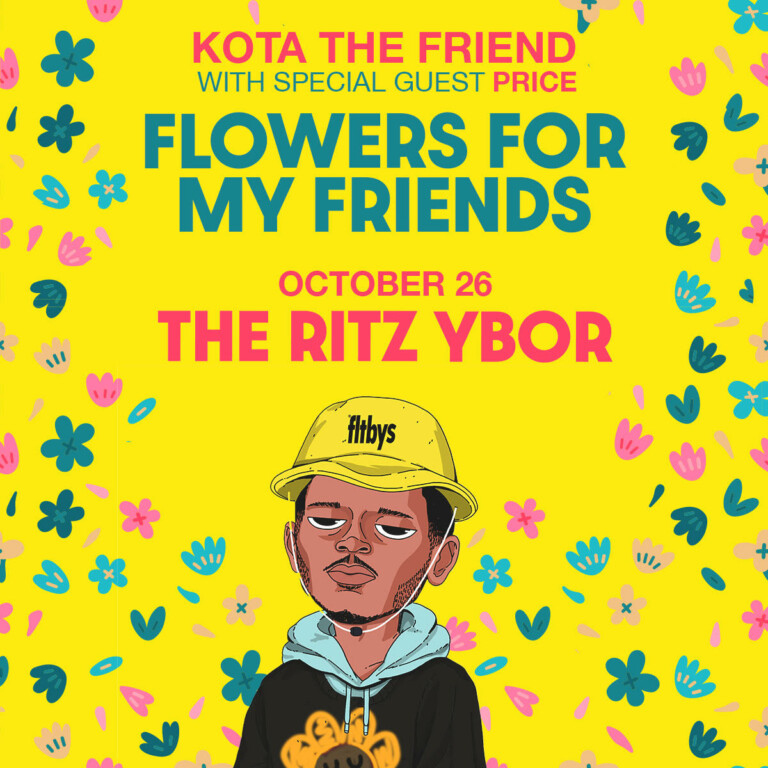 Kota the Friend hip hop rapper concert tickets Tampa Ybor City