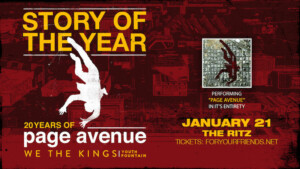 Story of the Year Page Avenue We The Kings Youth Fountain bands concert tickets Tampa Ybor City