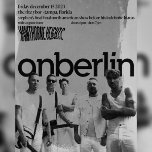 Anberlin Hawthorne Heights band concert tickets Tampa Ybor City