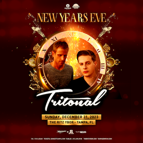 Tritonal NYE New Years Eve Tampa concert tickets edm dj Ybor City