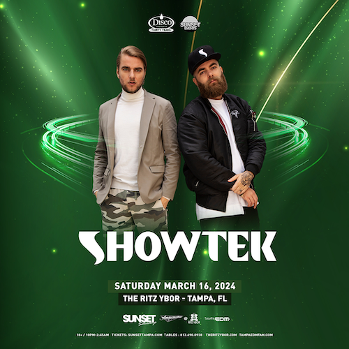 SHOWTEK edm concert tickets Tampa Ybor City