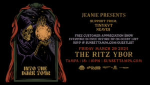 JEANIE edm concert tickets tour Tampa Ybor City