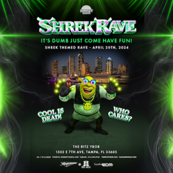 Shrek Rave Tampa Ybor City Party