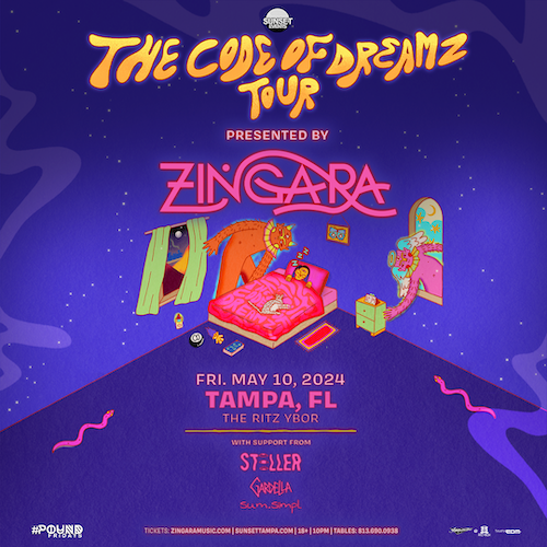 ZINGARA edm concert tickets dj Tampa Ybor City