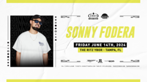 Sonny Fodera edm concert DJ tickets Tampa Ybor City