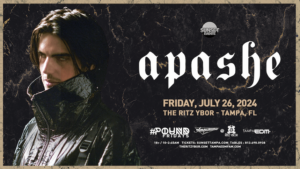 Apashe edm dj Tampa Ybor City concert tickets