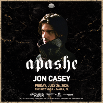 Apashe edm dj Tampa Ybor City concert tickets