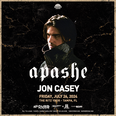 Apashe edm dj Tampa Ybor City concert tickets