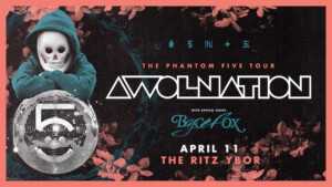 AWOLNATION The Phantom Five Tour band concert tickets Tampa Ybor City