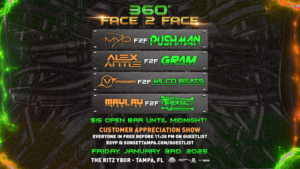 MYR PUSHMAN DJ boiler house room 360 concert tickets edm free customer appreciation show Tampa Ybor City Alex Antle Gram Voyager Wilco Beats Maylay Terminal Velocity f2f b2b