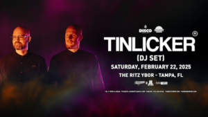 Tinlicker DJ set concert tour tickets Tampa Ybor City