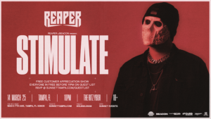 Reaper Stimulate edm dj concert tickets tour Tampa Ybor City