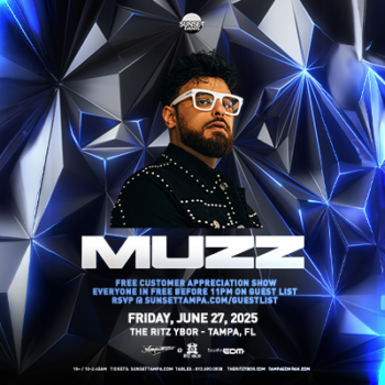 MUZZ dj edm free customer appreciation show tour Tampa Ybor City