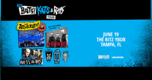 The Aquabats Koffin Kats Mike V and the Rats tour concert bands tickets Tampa Ybor City