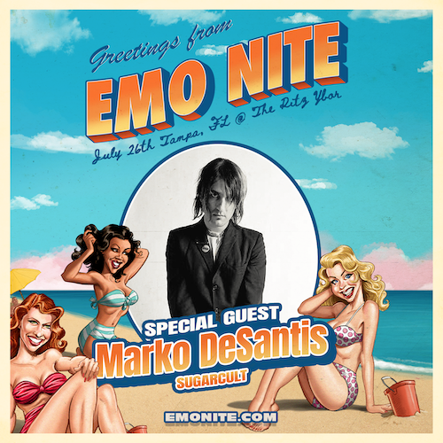 emo nite night concert party tour tickets Tampa Ybor City Derek Sanders Mayday Parade Marko DeSantis Sugarcult