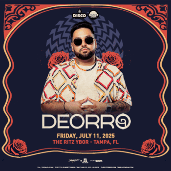 Deorro dj edm concert tickets tour Tampa Ybor City