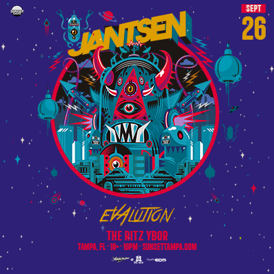Jantsen Evalution edm dj concert show special events tour tickets Tampa Ybor City