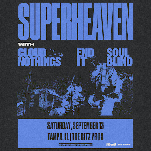 Superheaven Cloud Nothings End It Soul Blind band bands concert tour show tickets Tampa Ybor City