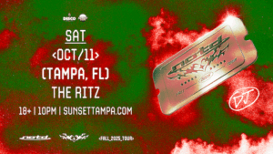 NOTD edm dj concert show tour special events Tampa Ybor City