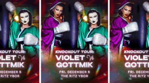 Gottmik vs Violet Chachki Kockout Tour RPDR RuPaul Drag Race Queen show concert special event party LGBT LGBTQ LGBTQIA tickets Tampa Ybor City