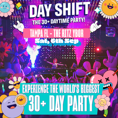 Dayshift Day Shift Day Daytime Party Special Event Tour DJ edm nightclub Bingo Loco tickets Tampa Ybor City show