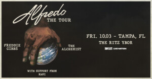 Freddie Gibbs Alfredo North America Tour concert show special event hip hop mavi the alchemist tickets Tampa Ybor City