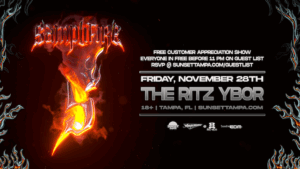 Samplifire free customer appreciation show concert tour special event party tickets edm dj Tampa Ybor City