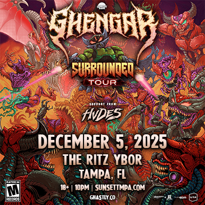 GHENGAR Ghastly presents Surrounded Tour HVDES concert show special event dj edm tickets Tampa Ybor City