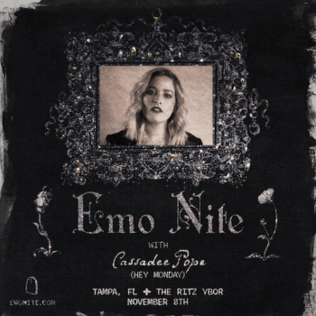 Emo Nite Night tour concert show special event tickets Tampa Ybor City Road to Warped Tour Cassadee Pope Hey Monday