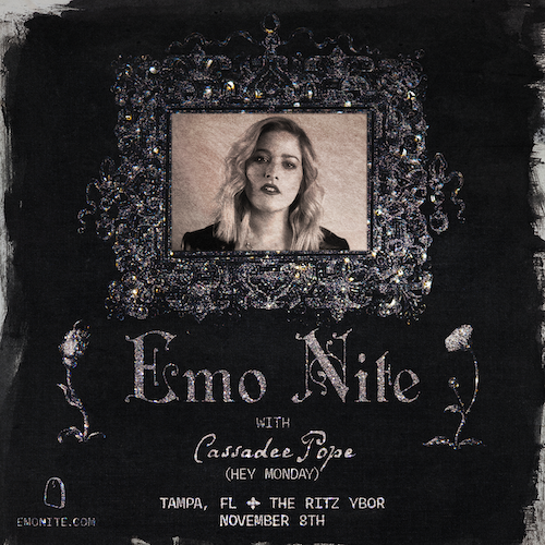 Emo Nite Night tour concert show special event tickets Tampa Ybor City Road to Warped Tour Cassadee Pope Hey Monday