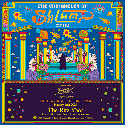 Shlump dj edm tour concert show special event tickets free customer appreciation Tampa Ybor City
