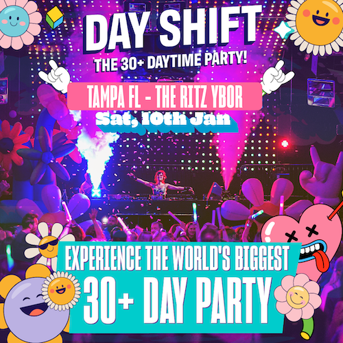 Dayshift Day Shift Day Daytime Party Special Event Tour DJ edm nightclub Bingo Loco tickets Tampa Ybor City show