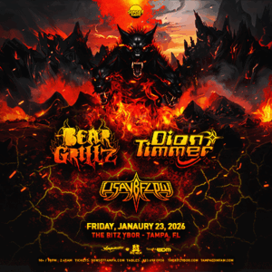 Bear Grillz Dion Timmer USAYBFLOW edm dj concert tour show party special event tickets Tampa Ybor City