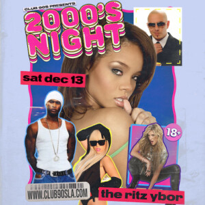 Club 90s Presents 2000s Night party tour concert tickets Tampa Ybor City