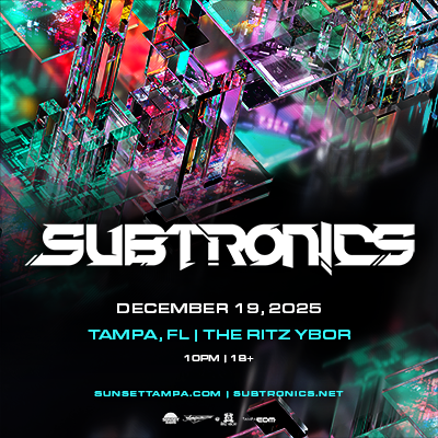 Subtronics dj edm tour show special event concert party tickets Tampa Ybor City