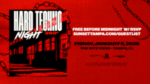 hard techno night edm dj 360 boiler house room tickets free customer appreciation show RSVP party special event Tampa Ybor City