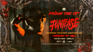 Funtcase edm dj tour concert free customer appreciation show special event party Friday the 13th tickets Tampa Ybor City