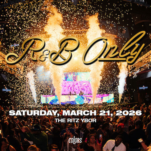 R&B only live past present future tickets tour show special events Tampa Ybor City