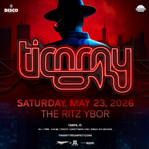 Timmy Trumpet edm dj concert tour party special event show tickets Tampa Ybor City