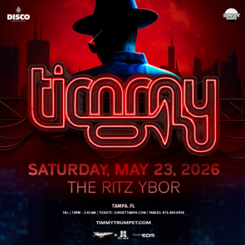 Timmy Trumpet edm dj concert tour party special event show tickets Tampa Ybor City