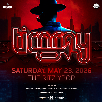 Timmy Trumpet edm dj concert tour party special event show tickets Tampa Ybor City