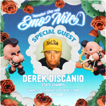 emo nite night bands concert tour party specail event tickets Tampa Ybor City DiScanio State Champs band Valentine's Day