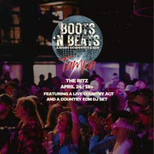 boots beats country music edm dj tickets Tampa Ybor City
