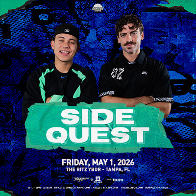 SIDEQUEST dj edm tour concert show special event party tickets Tampa Ybor City