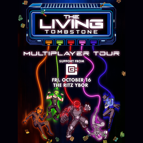The Living Tombstone Multiplayer Tour concert show special event party band tickets Tampa Ybor City Gas Worx
