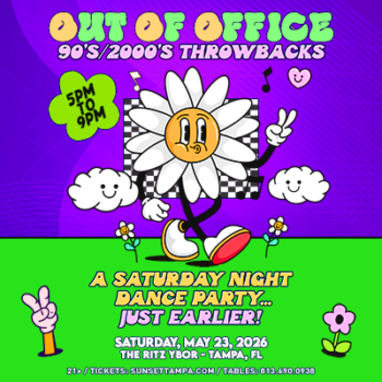 Out of Office 1990s '90s 2000s '00s Throwback Dance Party special event nightclub tickets Tampa Ybor City Gen X millenials xennials