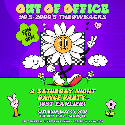 Out of Office 1990s '90s 2000s '00s Throwback Dance Party special event nightclub tickets Tampa Ybor City Gen X millenials xennials